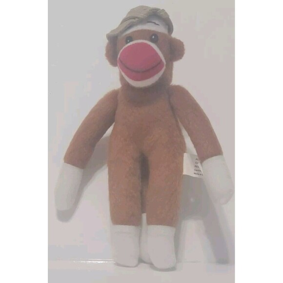 Sock Monkey Other - Where is Sock Monkey Game PLUSH ONLY 2011 Cardinal 7.25" Tall